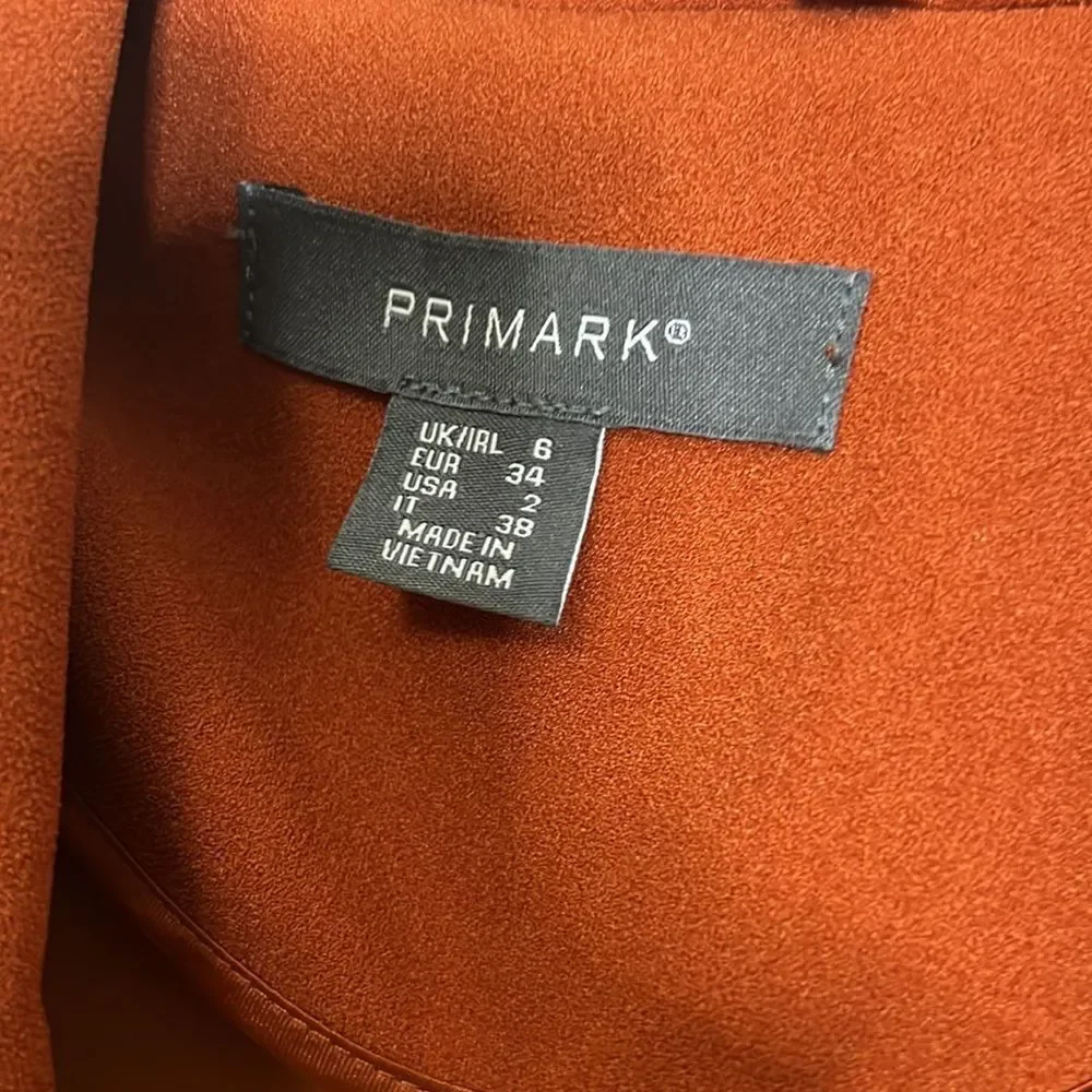 PRIMARK OPEN CARDIGAN BLAZER TIE FRONT‎ SIZE 2 - Picture 4 of 4